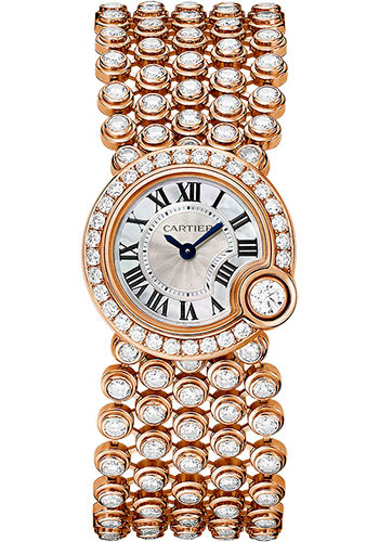 cartier mother of pearl watch