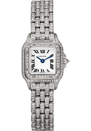 all diamond cartier watch