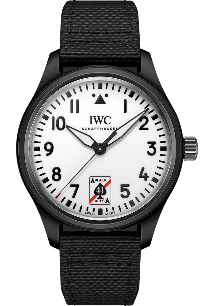 IWC Watches - Pilots Watch Automatic 41 Black Aces - Style No: IW326905