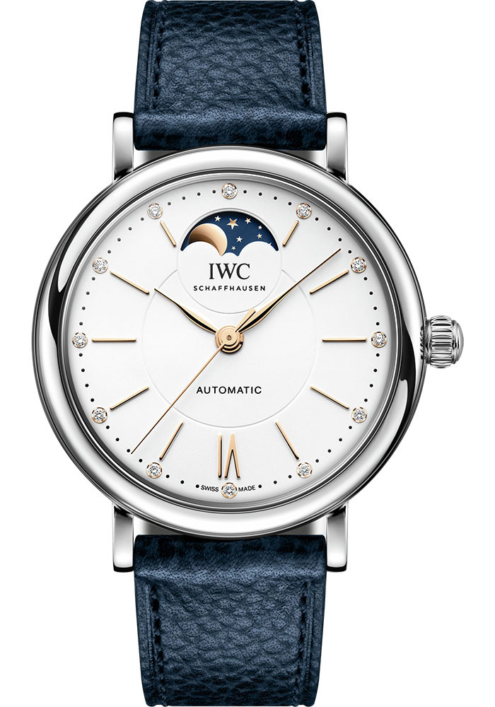 IWC Watches - Portofino Automatic Moon Phase 37 - Stainless Steel - Style No: IW459601