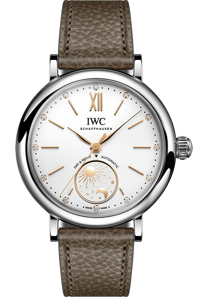 IWC Watches - Portofino Automatic Day and Night 34 - Stainless Steel - Style No: IW459801