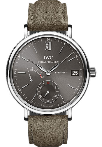 IWC Watches - Portofino Hand-Wound Eight Days - Stainless Steel - Style No: IW510115