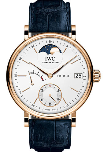 IWC Watches - Portofino Hand-Wound Moon Phase - Red Gold - Style No: IW516409