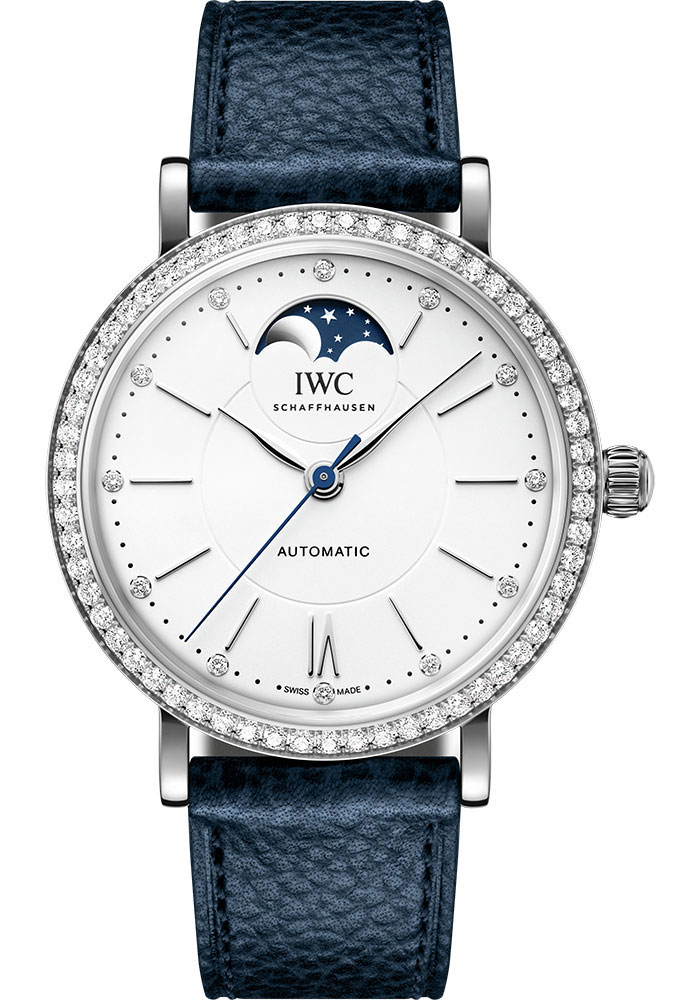 IWC Watches - Portofino Automatic Moon Phase 37 - Stainless Steel - Style No: IW659601