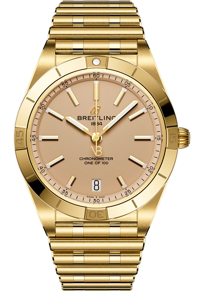 Breitling Watches - Chronomat Automatic 36 Yellow Gold - Metal Bracelet - Style No: K103801A1A1K1