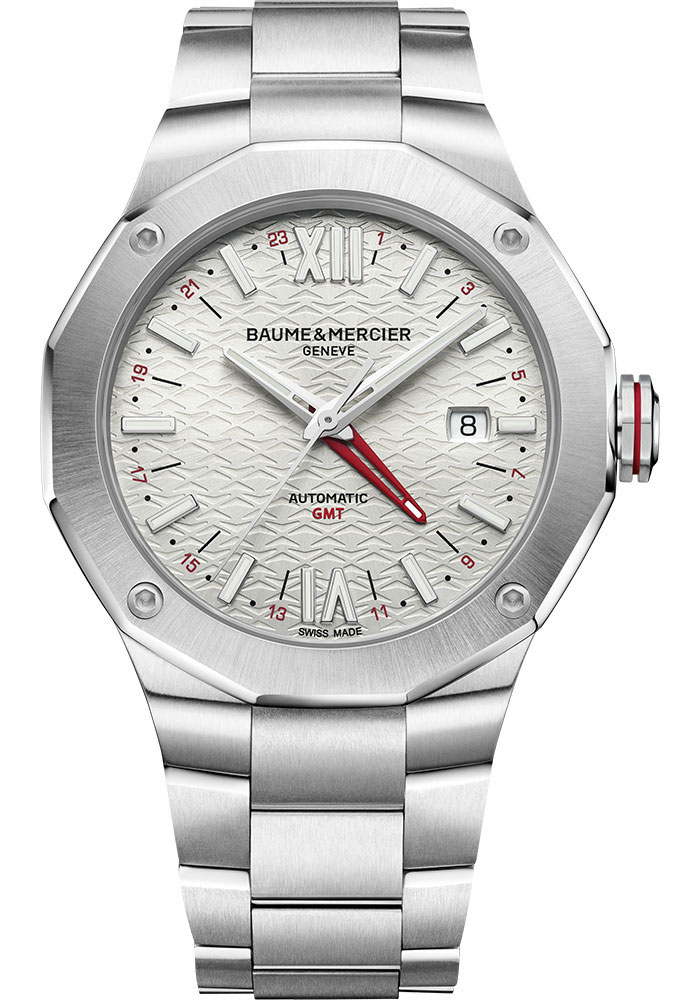 Baume & Mercier Watches - Riviera 42mm - Automatic GMT - Steel - Style No: M0A10658