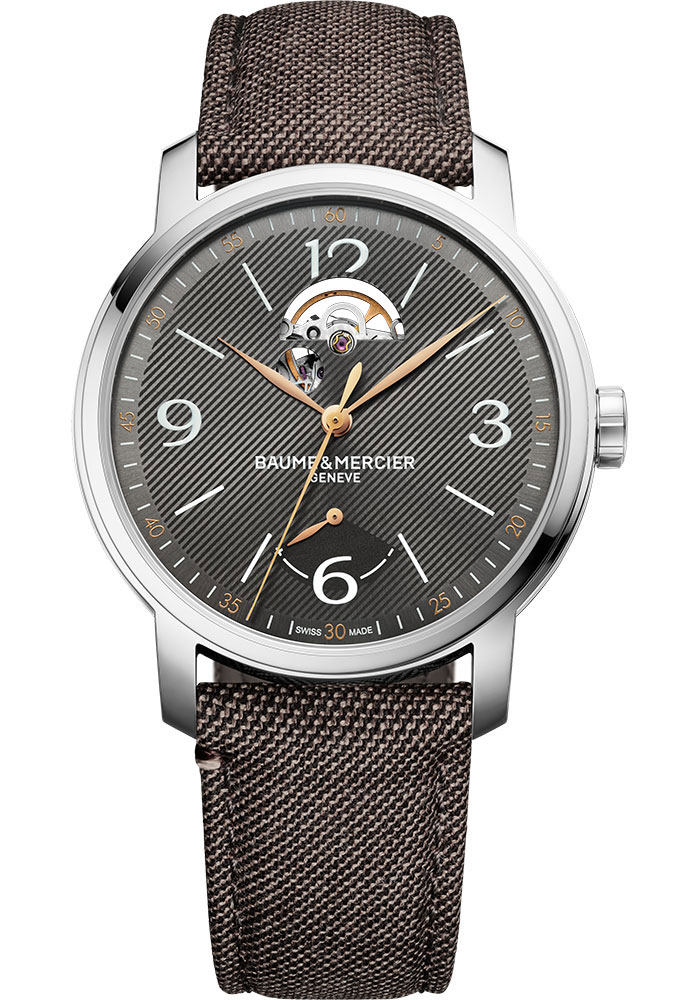 Baume & Mercier Watches - Classima 42mm - Automatic Open Balance - Steel - Style No: M0A10718