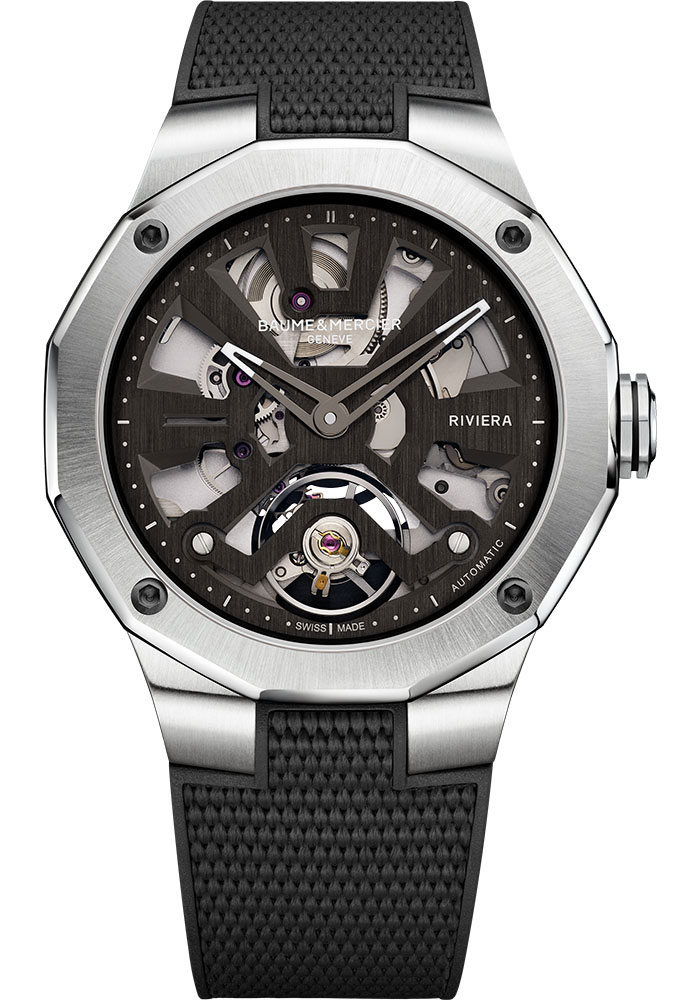 Baume & Mercier Watches - Riviera 42mm - Automatic Skeleton - Steel - Style No: M0A10721