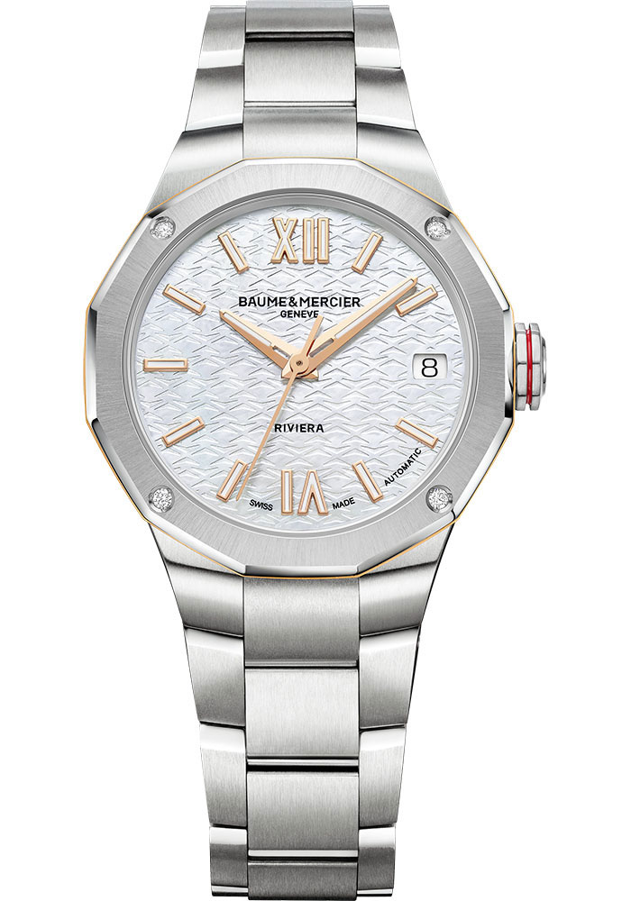 Baume & Mercier Watches - Riviera 33mm - Automatic Date - Steel - Style No: M0A10743