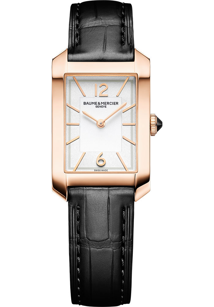 Baume & Mercier Watches - Hampton 35 x 22mm - 18K Pink Gold Titanium - Style No: M0A10752