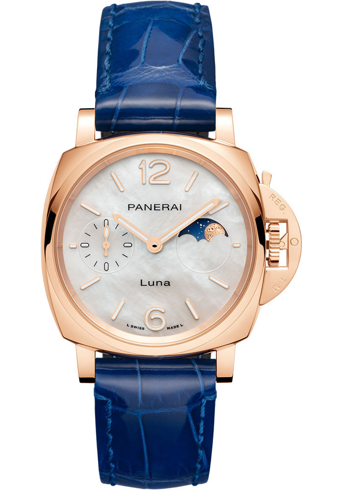 Panerai Watches - Luminor Due Luna - 38mm - Goldtech - Style No: PAM01181