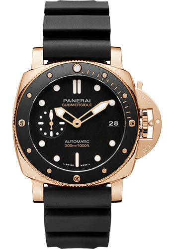 Panerai Watches - Submersible Goldtech - 42mm - Style No: PAM02164