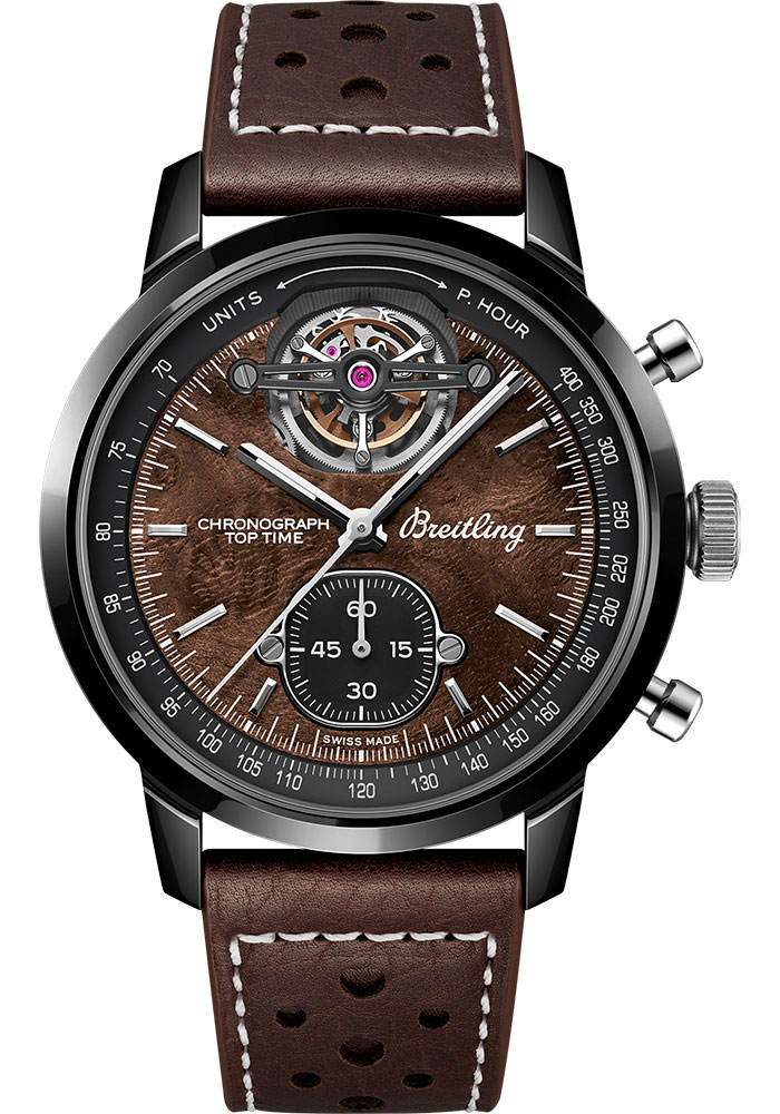 Breitling Watches - Top Time B21 Ceramic - Leather Strap - Folding Buckle - Style No: SB21252A1Q1X1