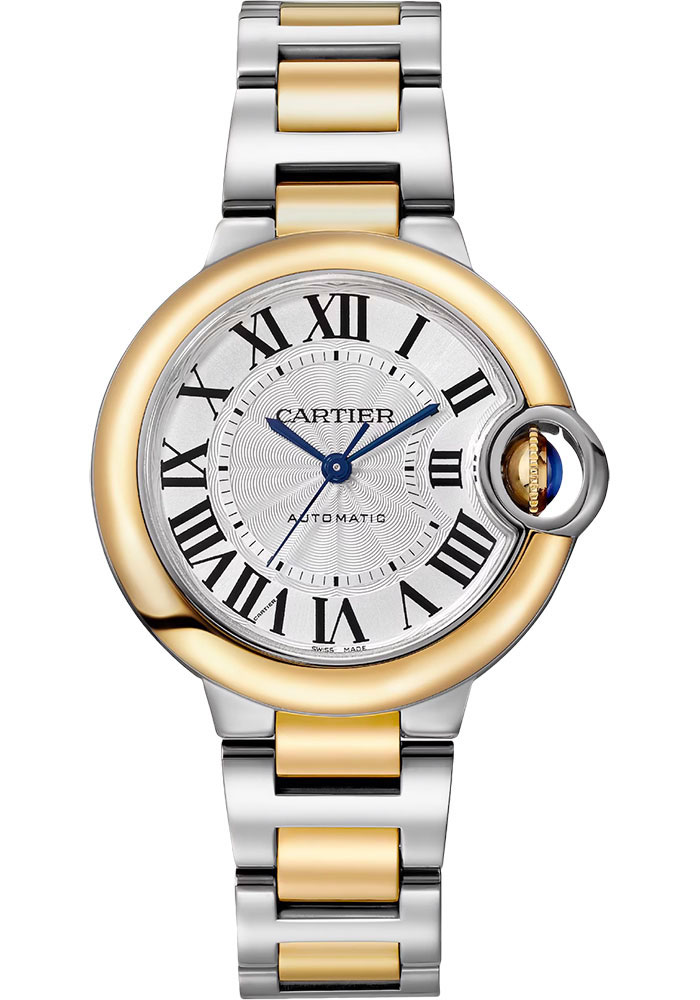 Cartier Watches - Ballon Bleu 33mm - Steel and Yellow Gold - Style No: W2BB0037