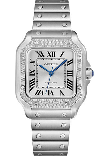 CRWSSA0029 - Santos de Cartier watch - Medium model, automatic