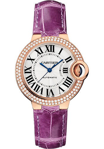 Cartier Ballon Bleu 33mm - Pink Gold Watches From SwissLuxury