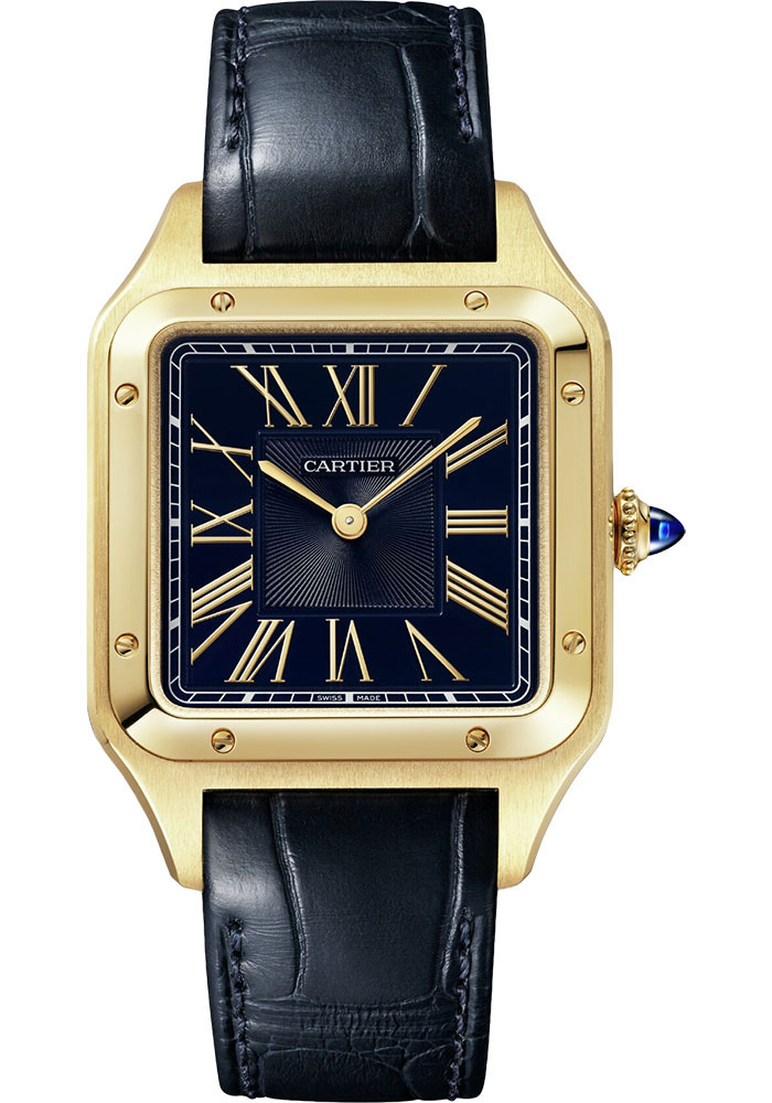 Cartier Watches - Santos Dumont Large - Yellow Gold - Style No: WGSA0077