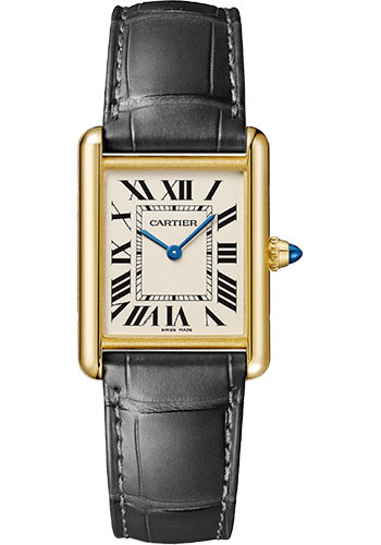 Cartier Tank LC Black Lacquer Manual Watch