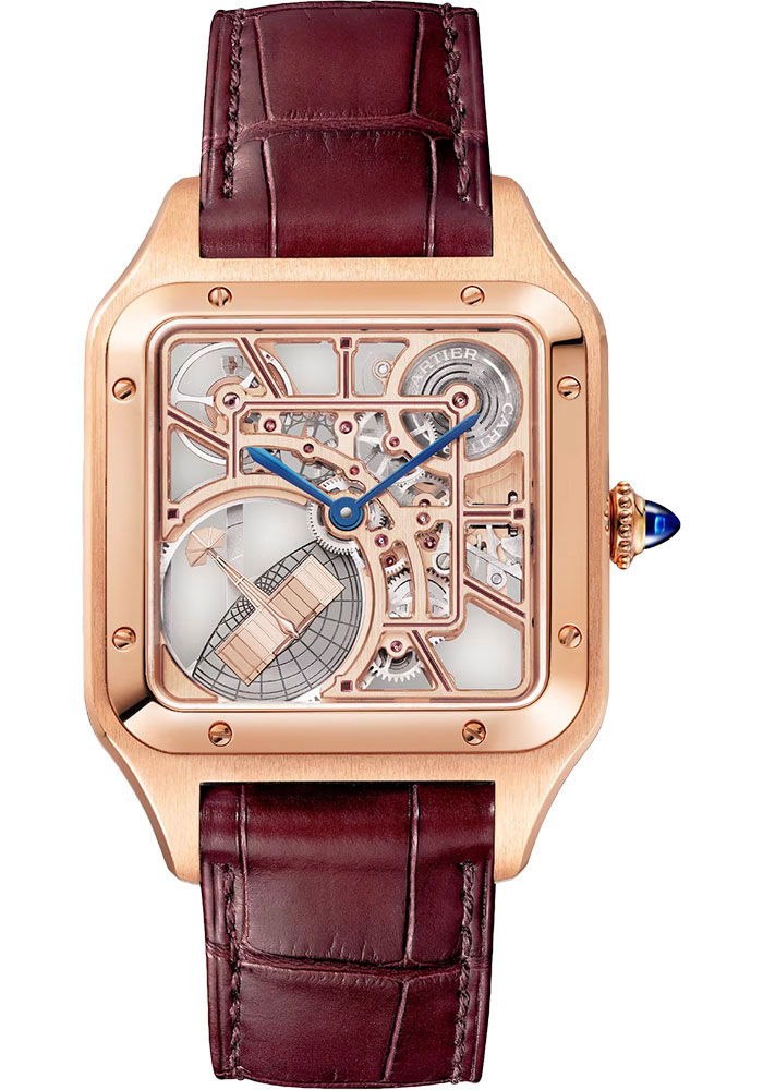 Cartier Watches - Santos Dumont Large - Pink Gold - Style No: WHSA0030