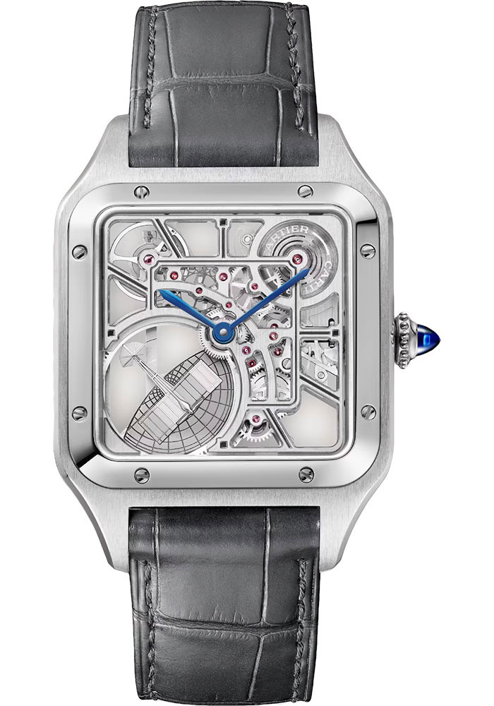 Cartier Watches - Santos Dumont Large - Stainless Steel - Style No: WHSA0032