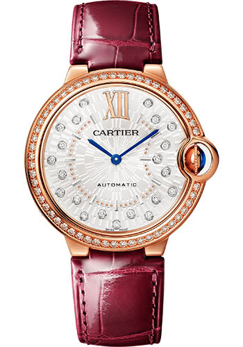 Cartier Ballon Bleu 36mm - Pink Gold Watches From SwissLuxury