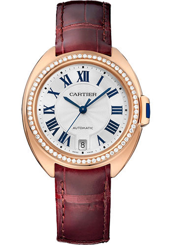 Cartier Cle de Cartier 35mm - Pink Gold Watches From SwissLuxury