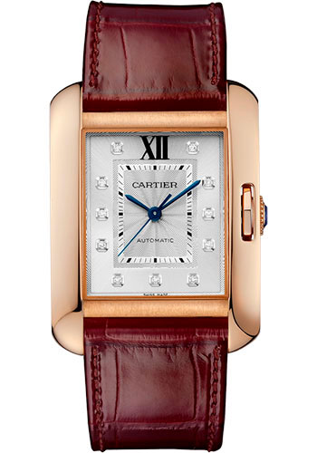 Cartier Tank Anglaise Pink Gold With 