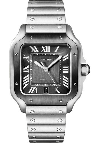 Cartier Watches - Santos de Cartier Large - Stainless Steel - Style No: WSSA0037