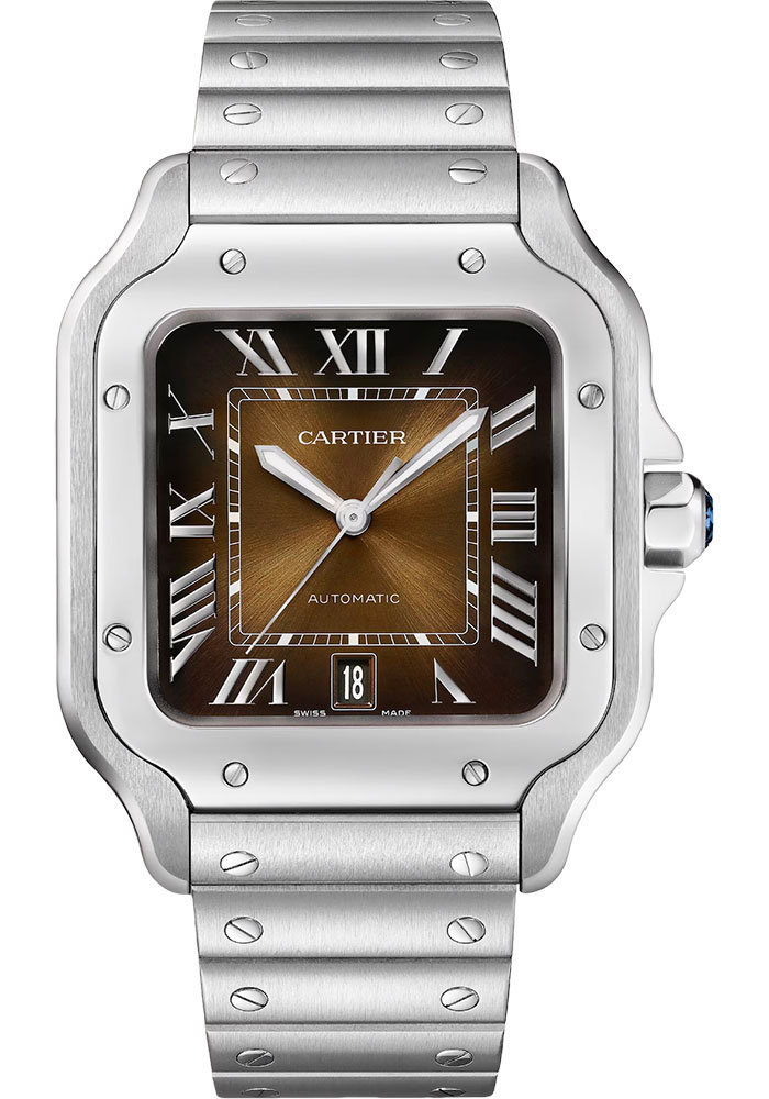 Cartier Watches - Santos de Cartier Large - Stainless Steel - Style No: WSSA0064