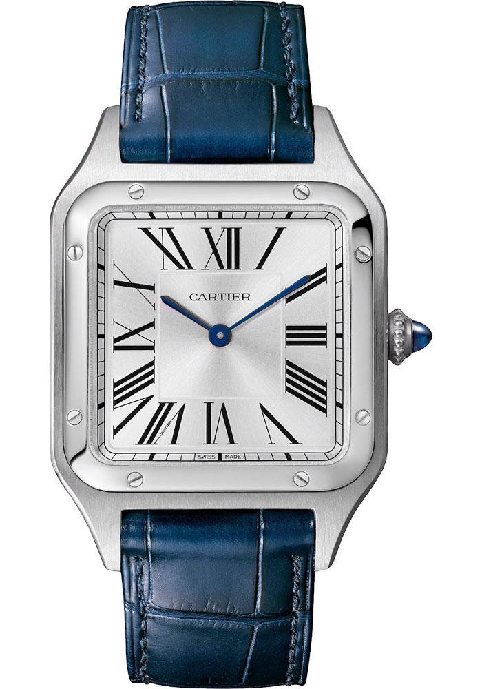 Cartier Santos Dumont Large Stainless Steel Watches