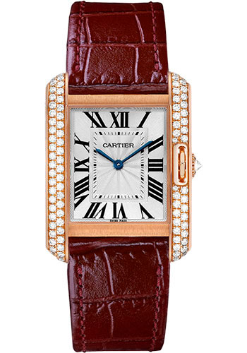 cartier tank red strap