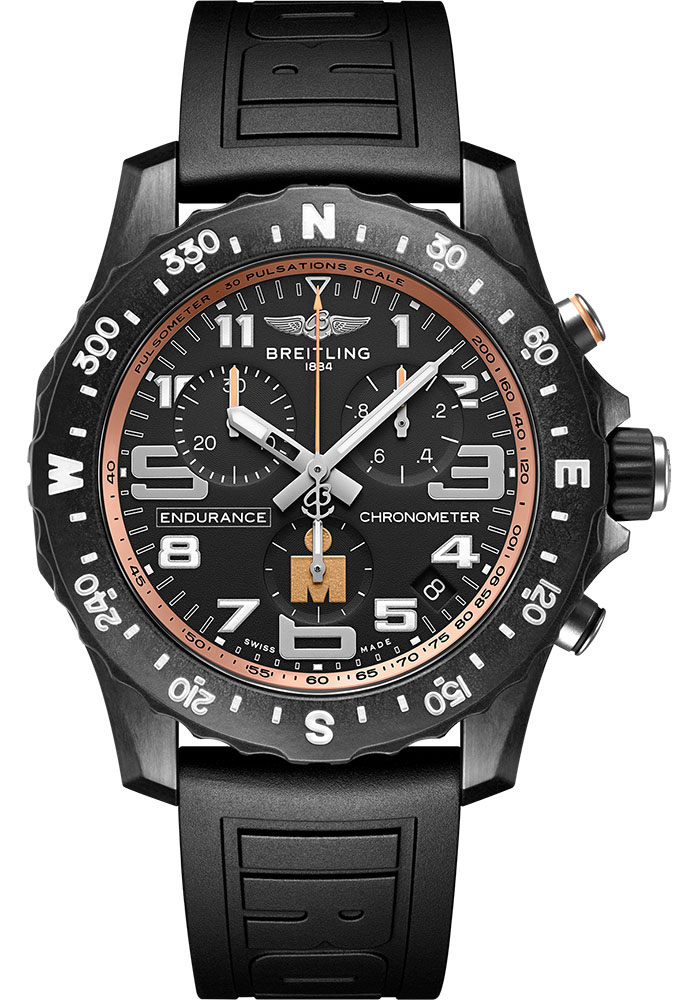 Breitling Watches - Endurance Pro Breitlight - Rubber Strap - Tang Buckle - Style No: X823101B1B1S1