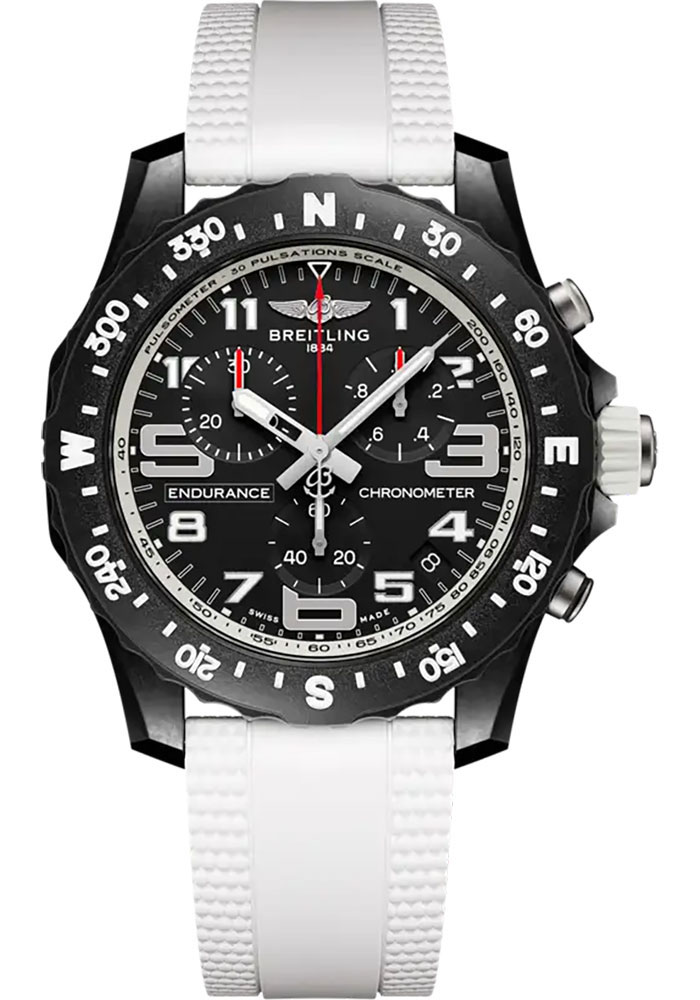 Breitling Watches - Endurance Pro 44mm - Breitlight - Rubber Strap - Tang Buckle - Style No: X82310A71B1S2