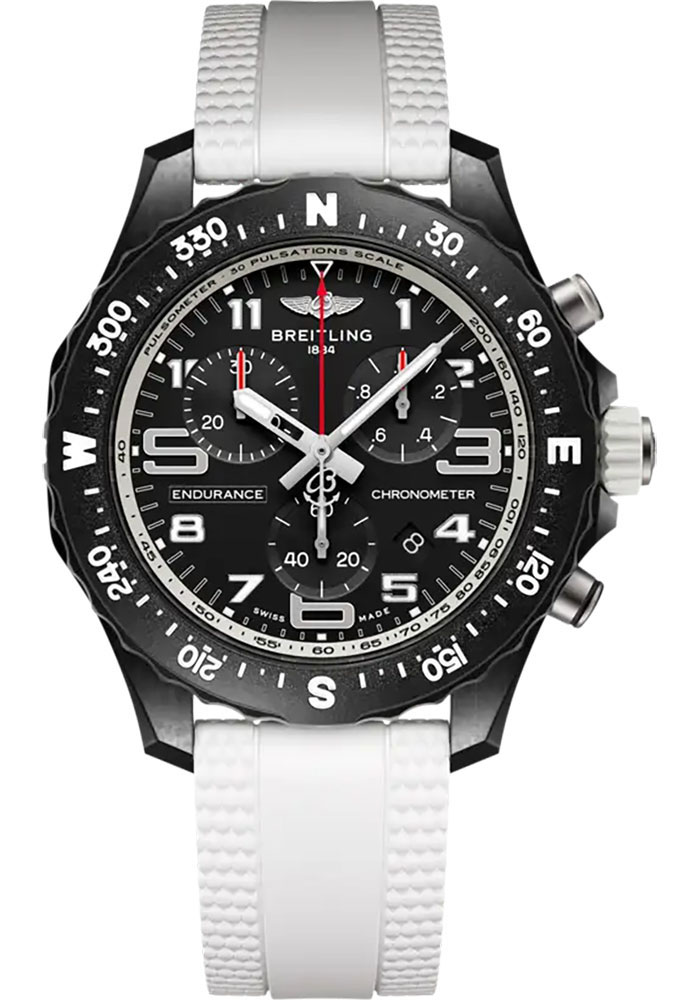 Breitling Watches - Endurance Pro 38mm - Breitlight - Rubber Strap - Tang Buckle - Style No: X83310A71B1S1