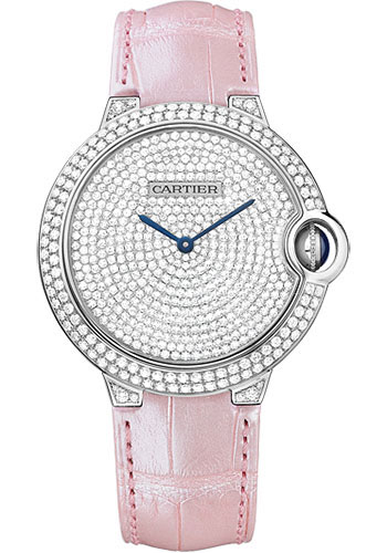 Cartier Ballon Bleu 36mm - White Gold Watches From SwissLuxury