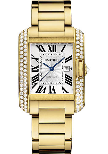 Cartier WT100006 Tank Anglaise Yellow 