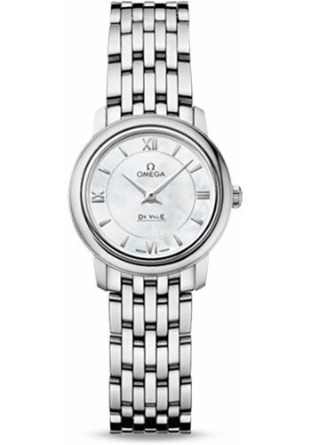 Omega Watches - De Ville Prestige Quartz 24.4 mm - Stainless Steel - Style No: 424.10.24.60.05.001