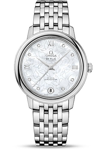 Omega Watches - De Ville Prestige Co-Axial 32.7 mm - Stainless Steel - Style No: 424.10.33.20.55.001