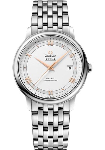 Omega Watches - De Ville Prestige Co-Axial 39.5 mm - Stainless Steel - Style No: 424.10.40.20.02.002