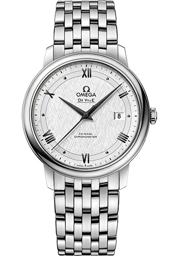 Omega Watches - De Ville Prestige Co-Axial 39.5 mm - Stainless Steel - Style No: 424.10.40.20.02.005