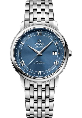 Omega Watches - De Ville Prestige Co-Axial 39.5 mm - Stainless Steel - Style No: 424.10.40.20.03.002