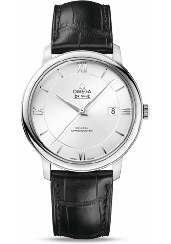 Omega Watches - De Ville Prestige Co-Axial 39.5 mm - Stainless Steel - Style No: 424.13.40.20.02.001