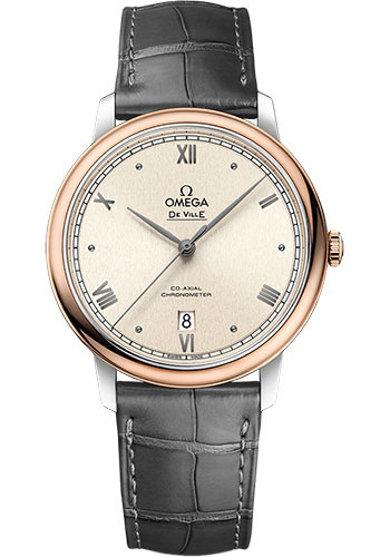 Omega De Ville Prestige Co-Axial 39.5 mm - Steel And Red Gold