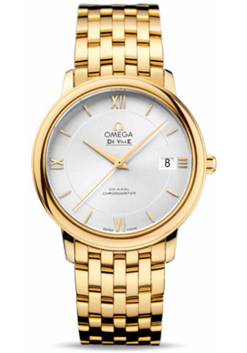 omega yellow gold watch