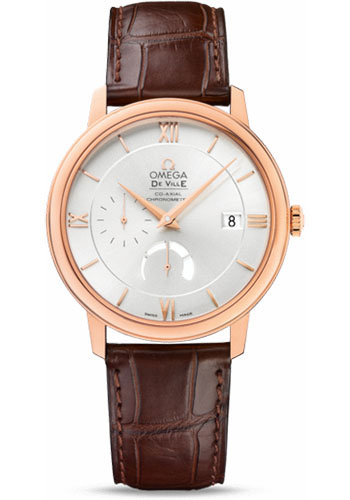 Omega Watches - De Ville Prestige Co-Axial Power Reserve - 39.5 mm - Red Gold - Style No: 424.53.40.21.02.001