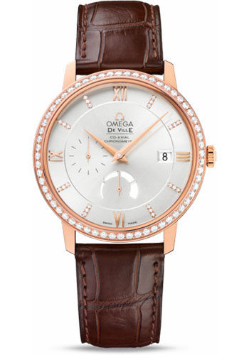 Omega Watches - De Ville Prestige Co-Axial Power Reserve - 39.5 mm - Red Gold - Style No: 424.58.40.21.52.002