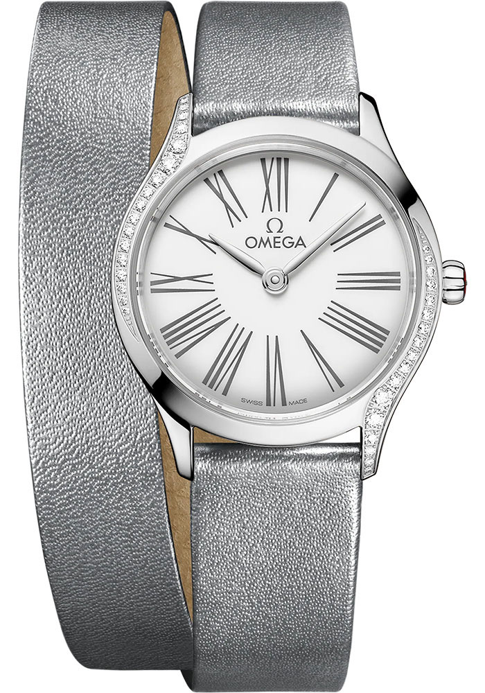 Omega Watches - De Ville Tresor Quartz - 26 mm - Stainless Steel - Style No: 428.17.26.60.04.006