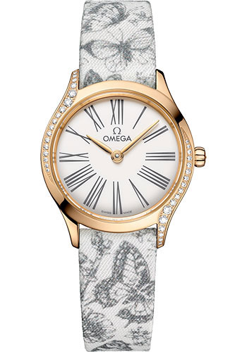 Omega Watches - De Ville Tresor Quartz - 26 mm - Moonshine Gold - Style No: 428.57.26.60.04.002