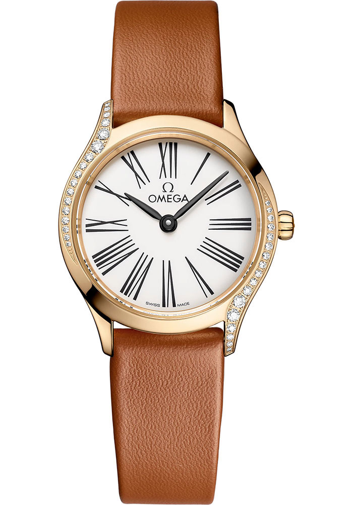 Omega Watches - De Ville Tresor Quartz - 26 mm - Moonshine Gold - Style No: 428.57.26.60.04.004