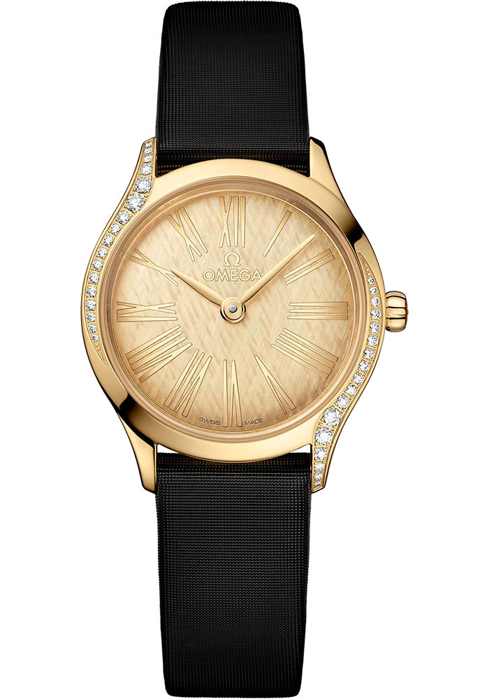 Omega Watches - De Ville Tresor Quartz - 26 mm - Moonshine Gold - Style No: 428.57.26.60.99.001